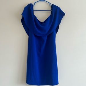 Charles Henry - off the shoulder dress - Blue - size XL - Good Condition